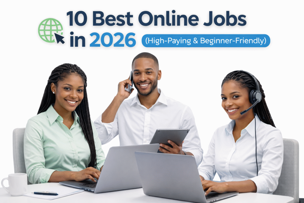 10 best online jobs for beginners and remote workers in 2026 to earn money from home