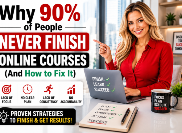 Why 90% of People Never Finish Online Courses