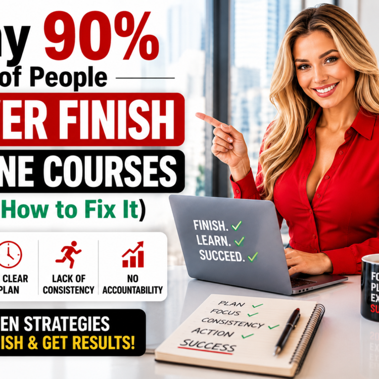 Why 90% of People Never Finish Online Courses